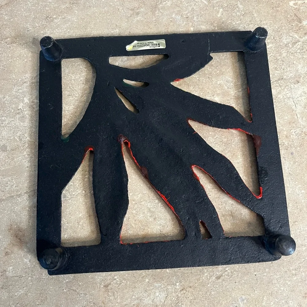 Cast Iron Red Chili Pepper Trivet